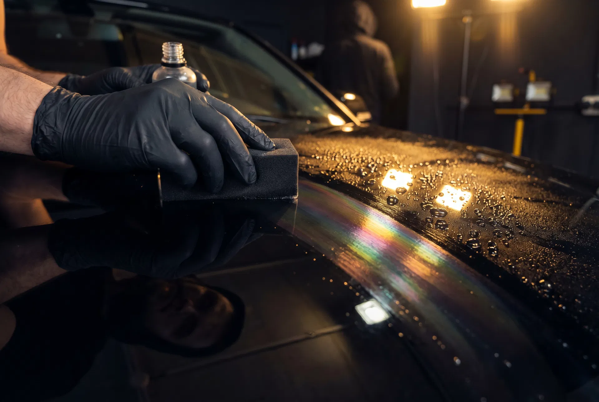 Professional ceramic coating application