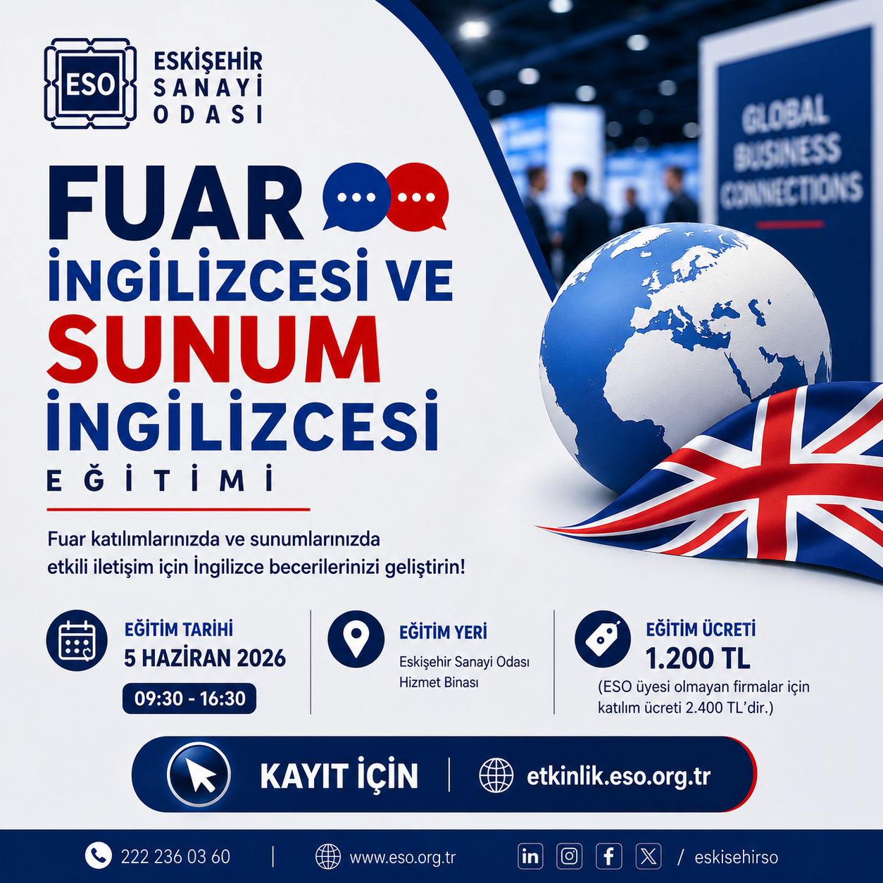 FUAR İNGİLİZCESİ VE SUNUM İNGİLİZCESİ EĞİTİMİ