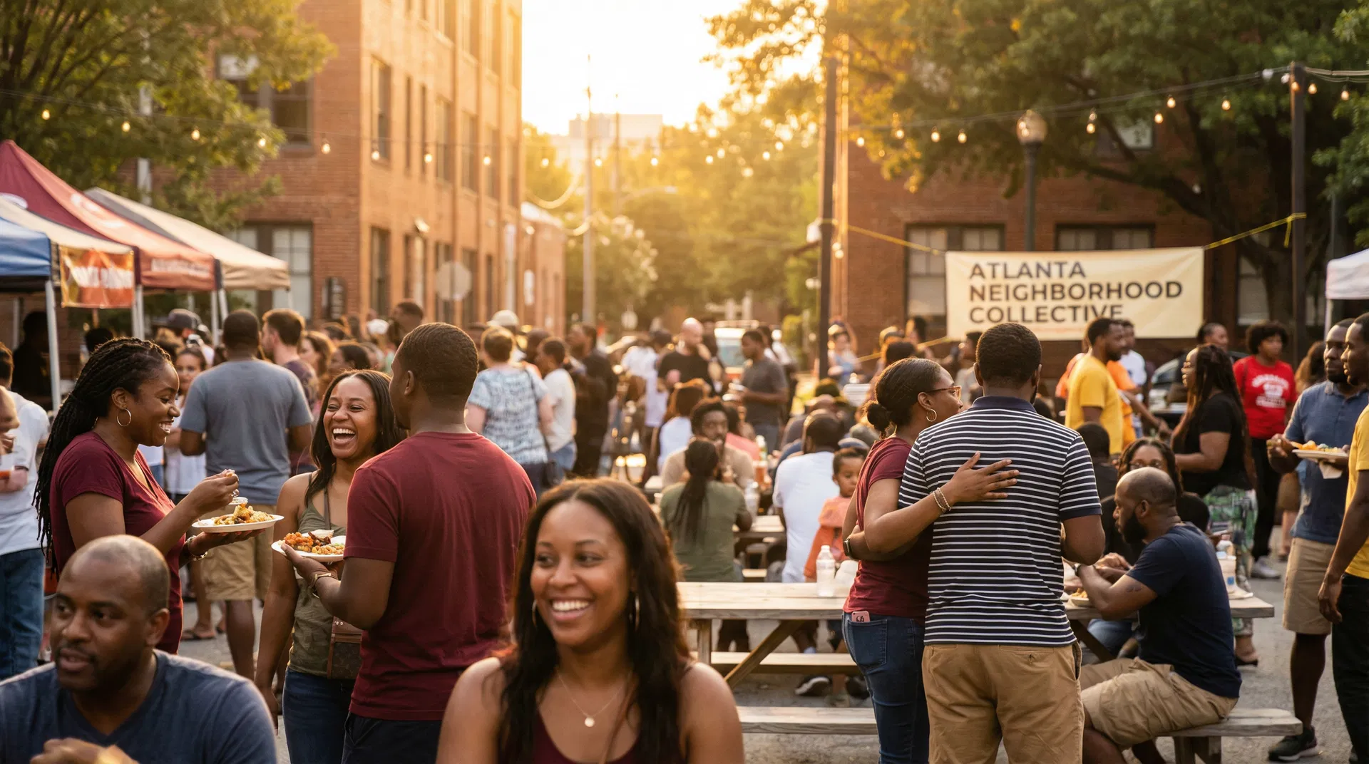 Community gathering in Atlanta
