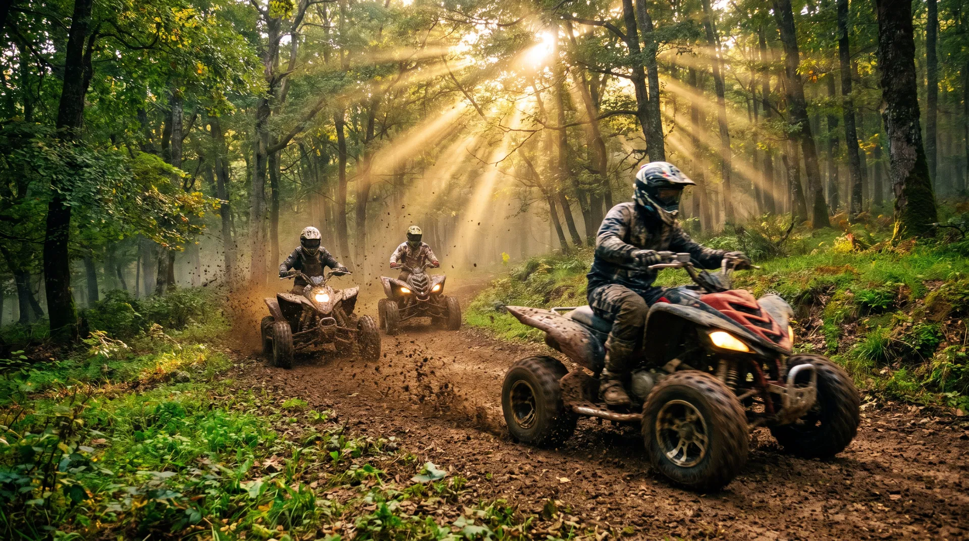 Escursione in quad nei boschi dei Nebrodi