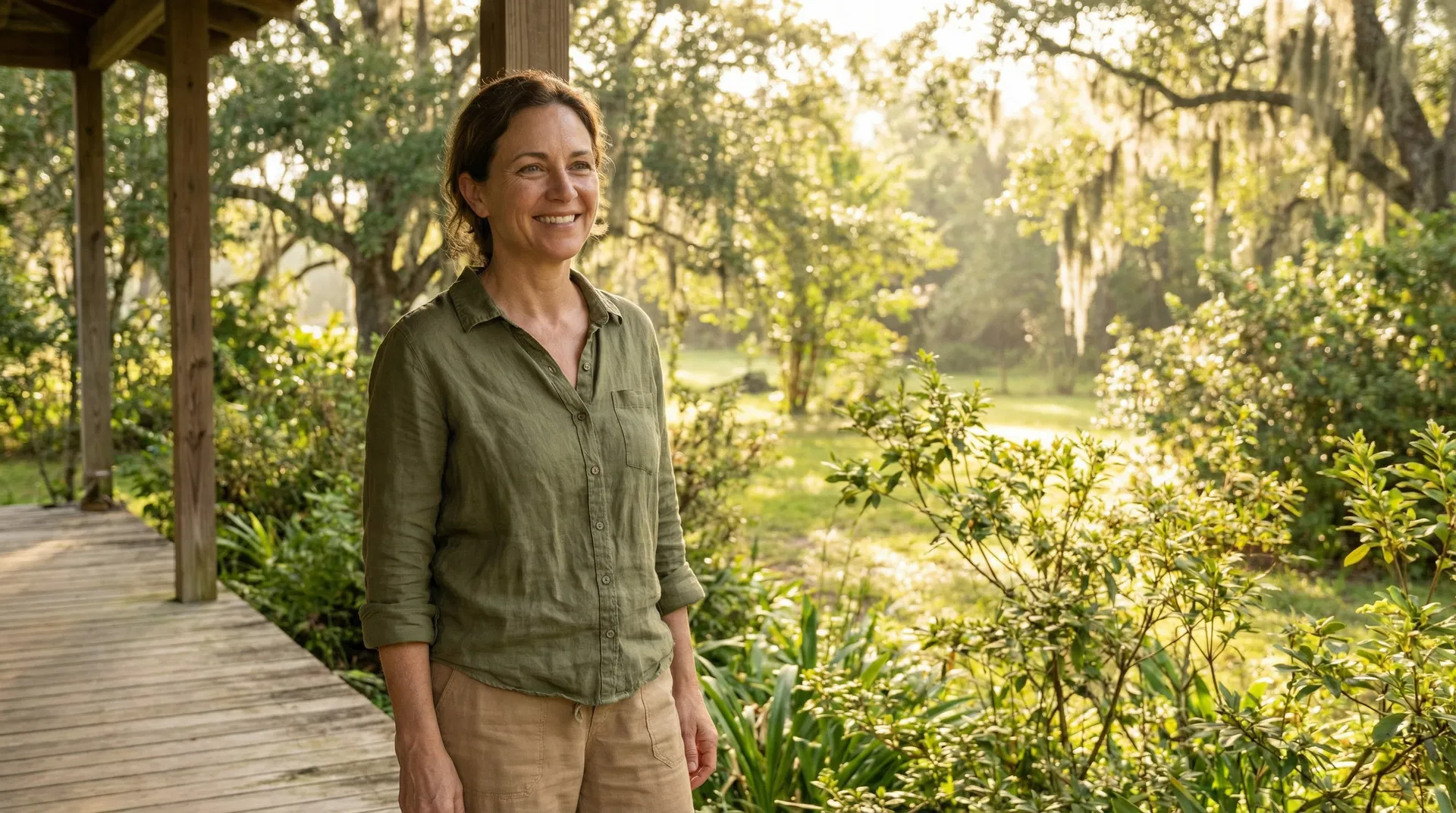 Confident woman enjoying life after menopause hormone therapy