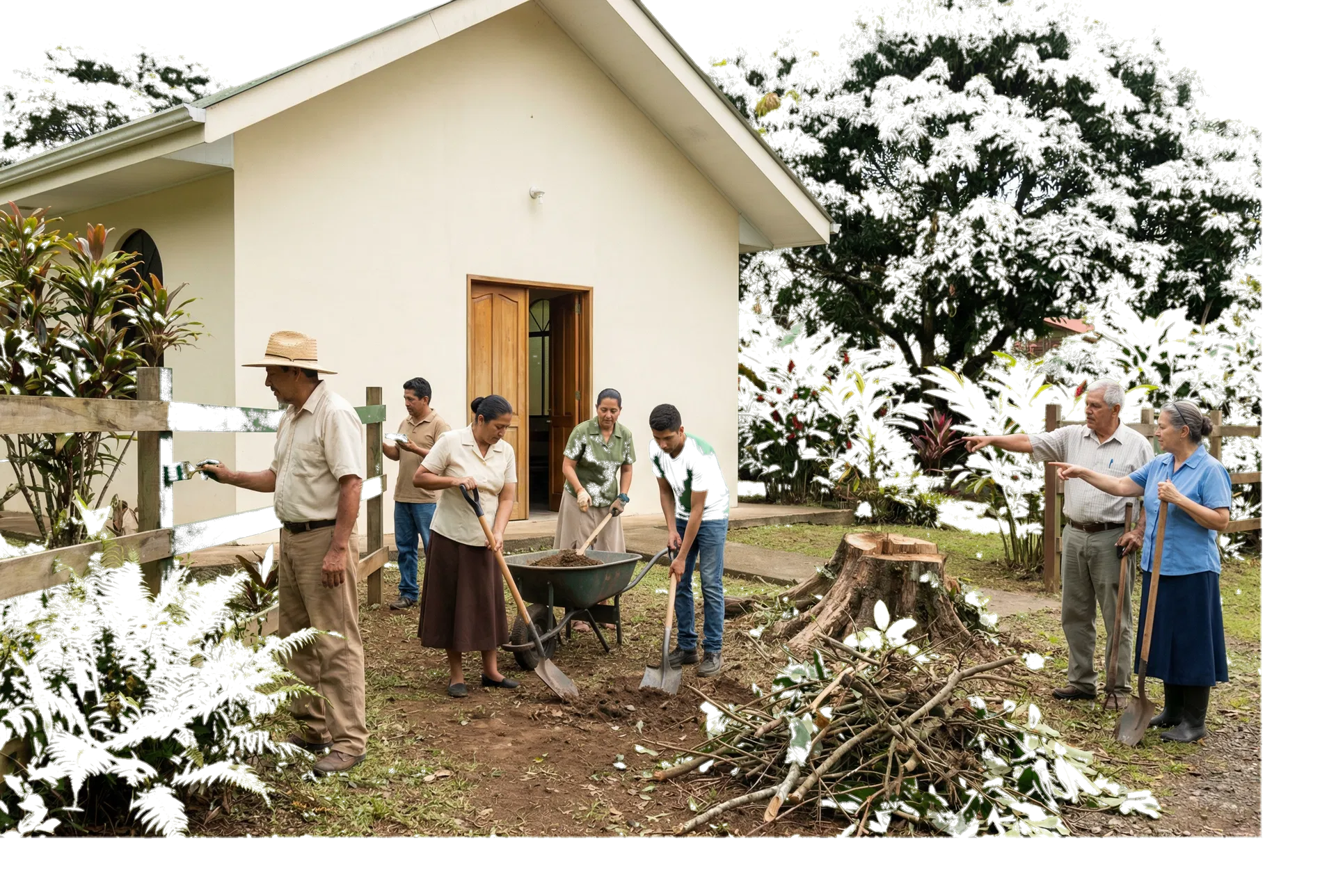 Proyecto en la propiedad de la iglesia
