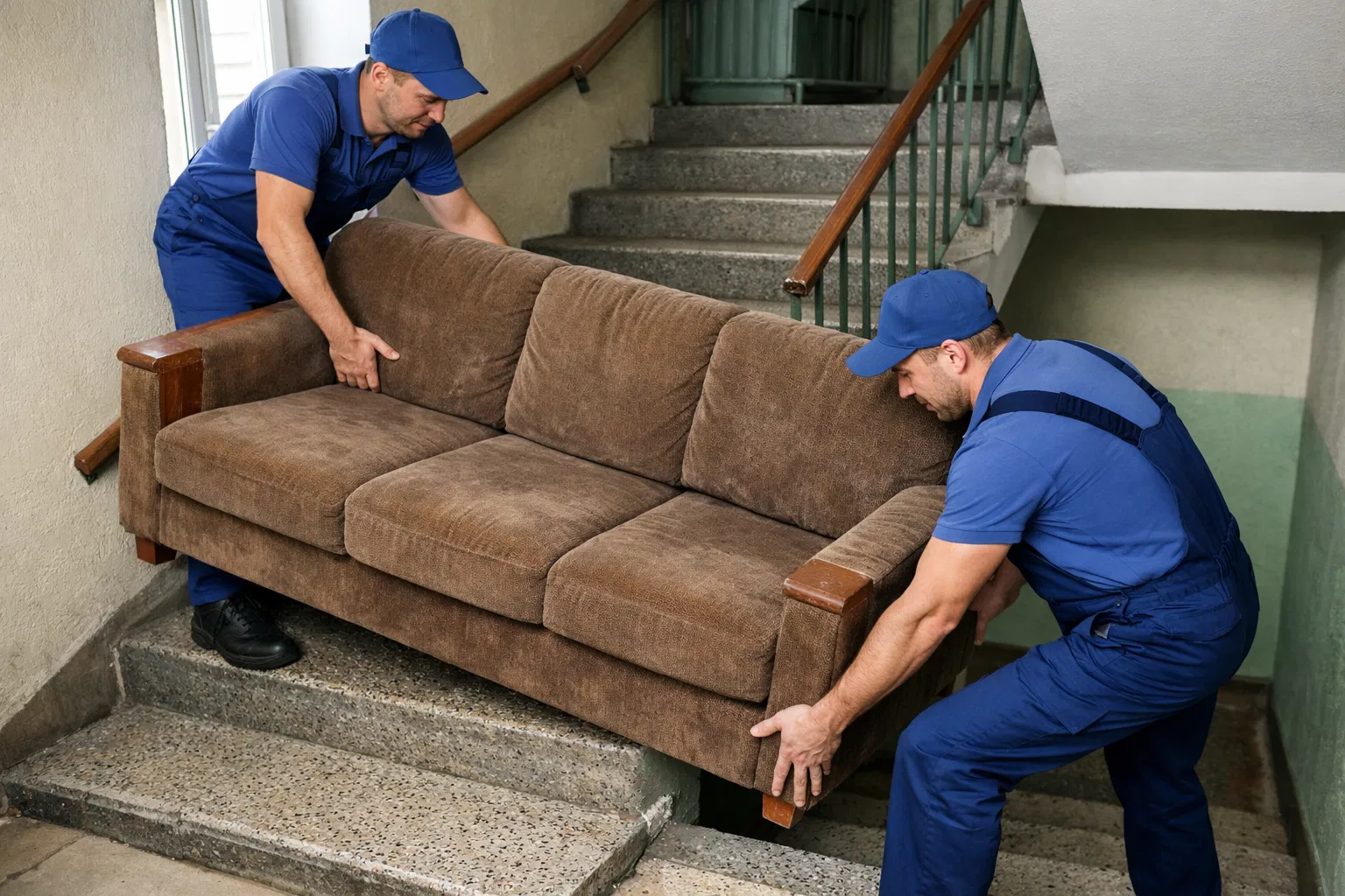 Грузчики с мебелью