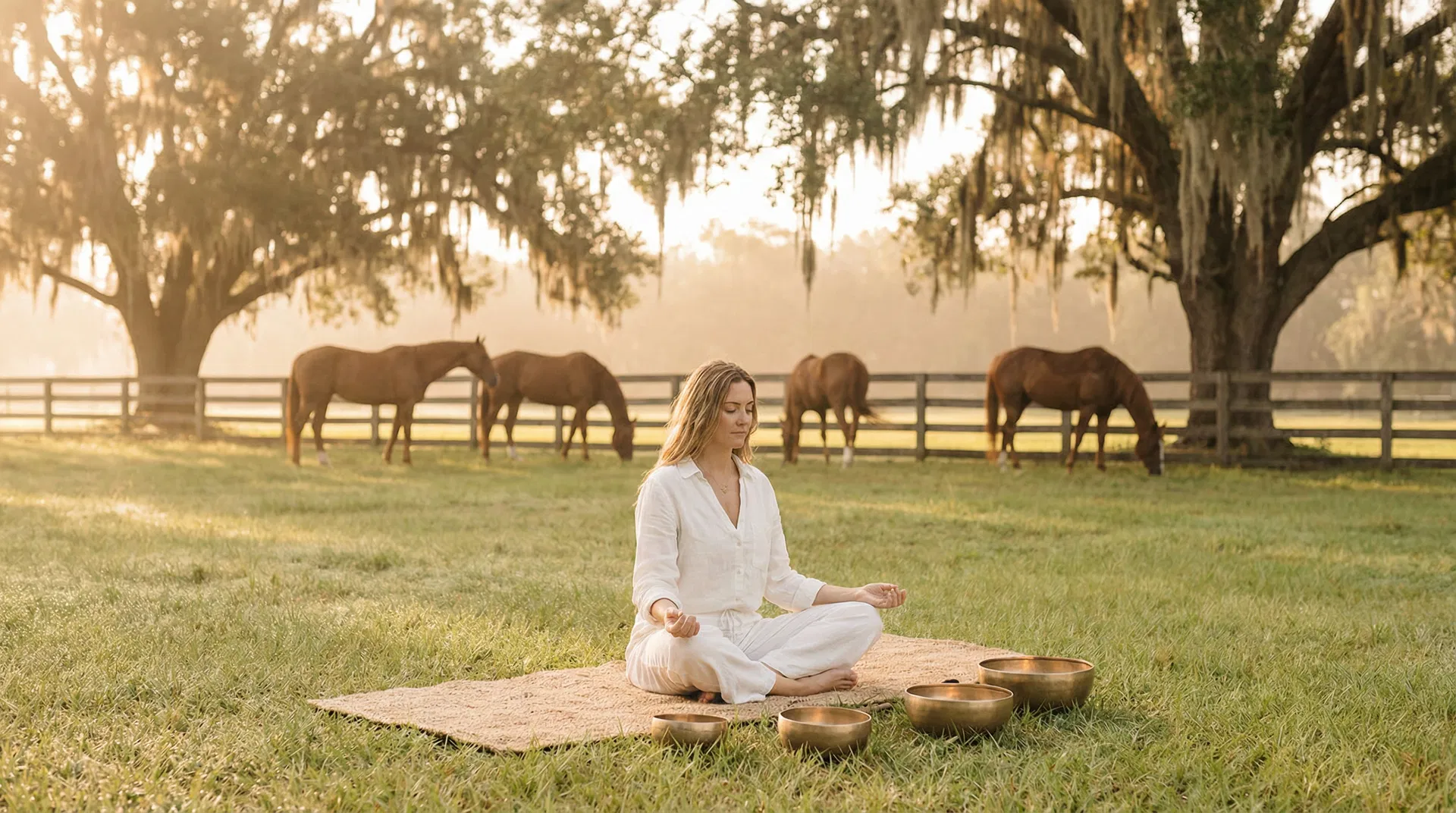 Women's Retreat with horses and sound bowls