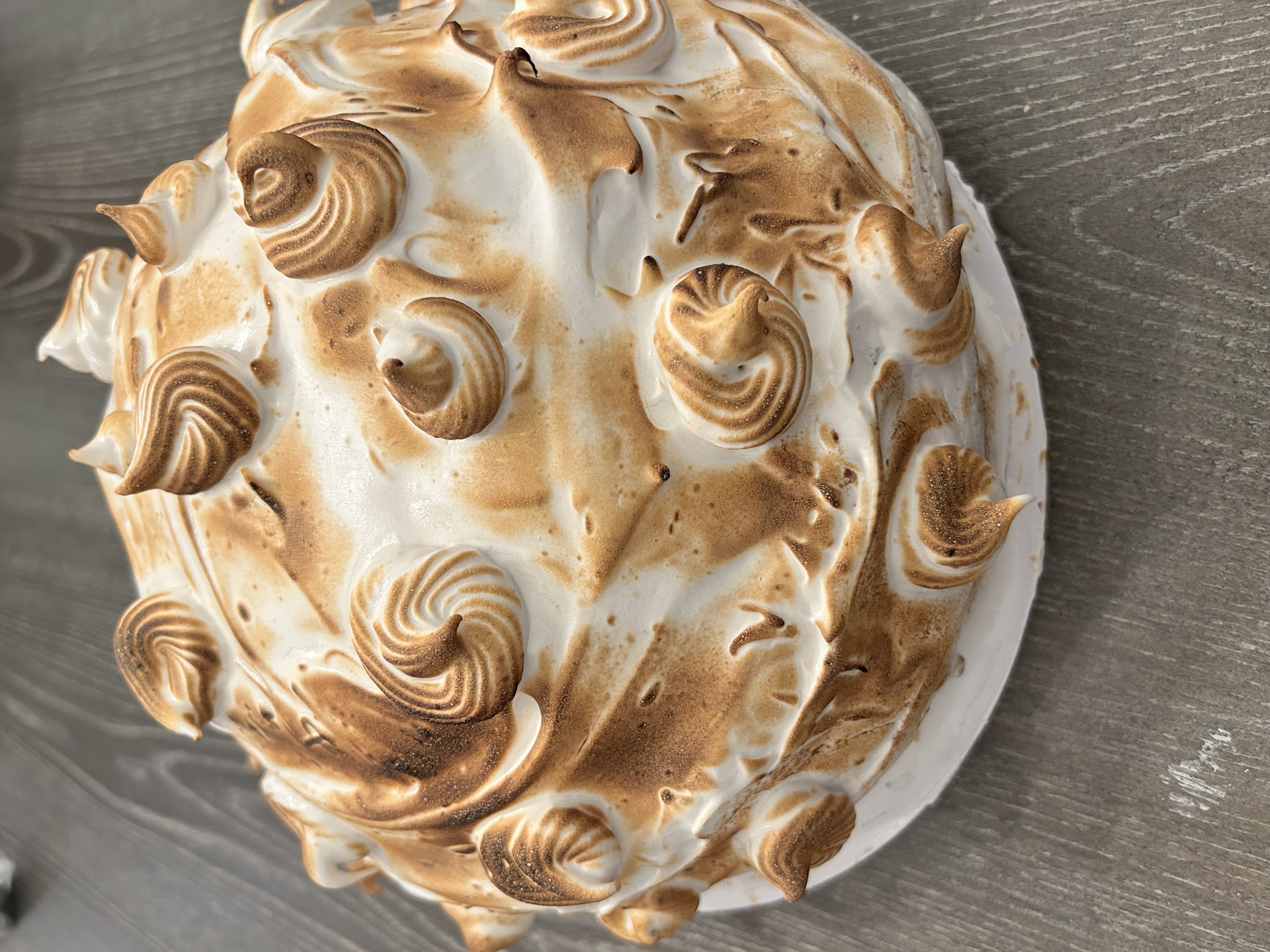 S’mores baked Alaska