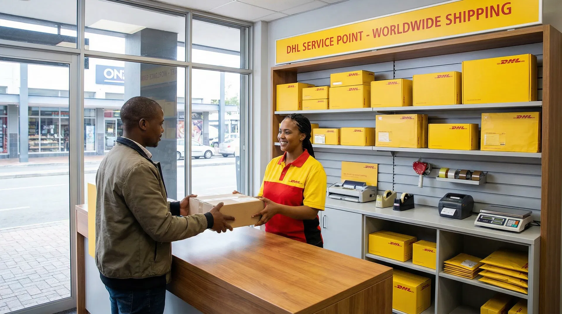 Courier services in George - DHL domestic and international