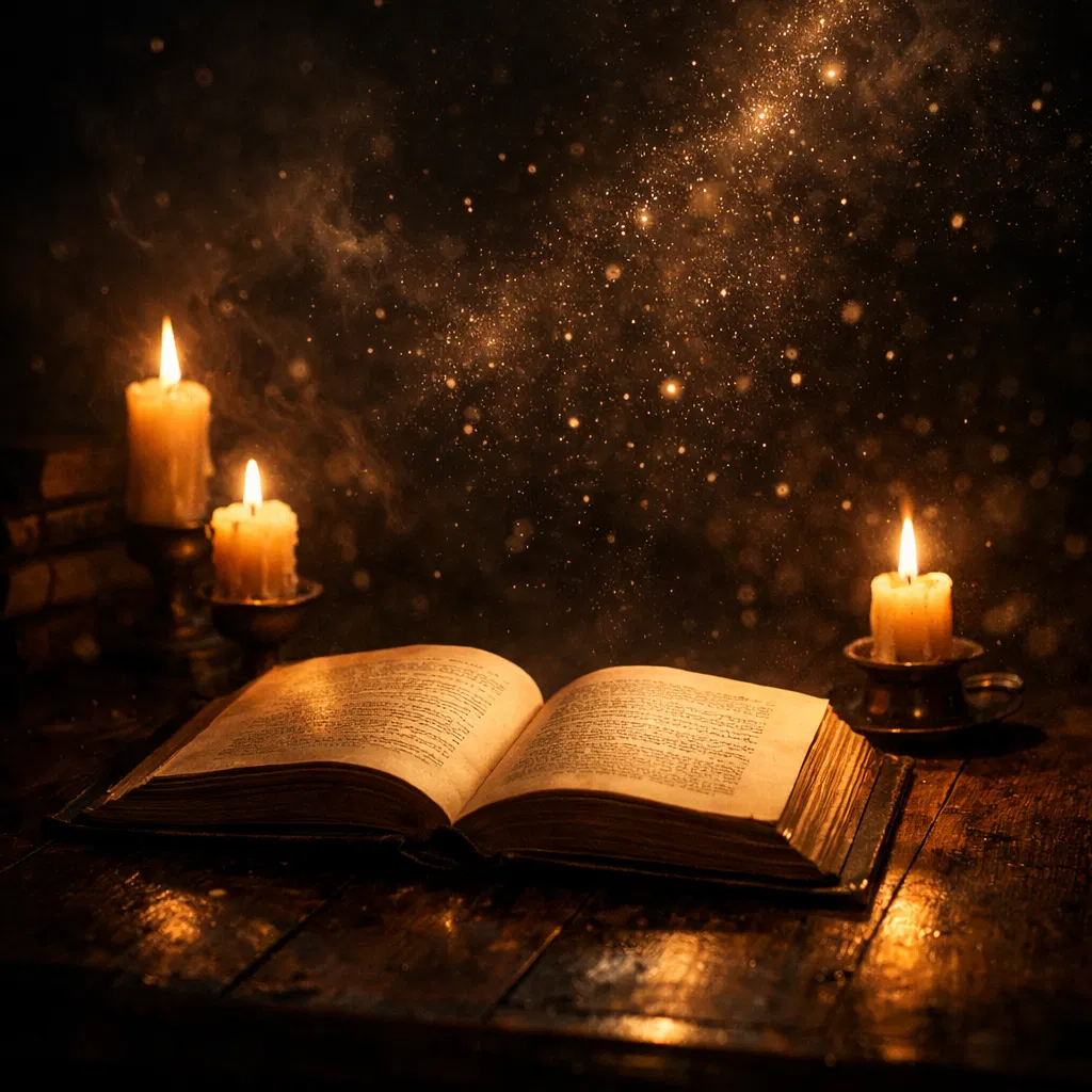 Books by candlelight