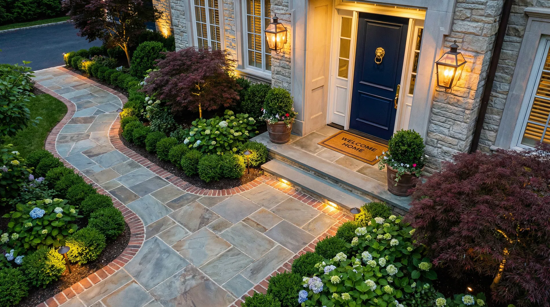 Welcoming home entrance