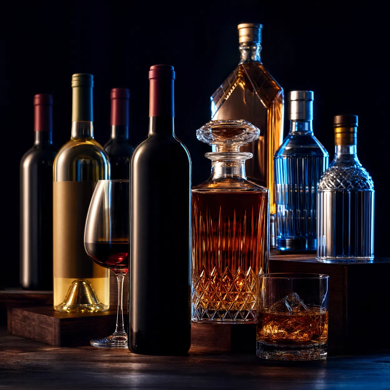 Wine and spirits selection at Bayside Liquor Store Medicine Hat