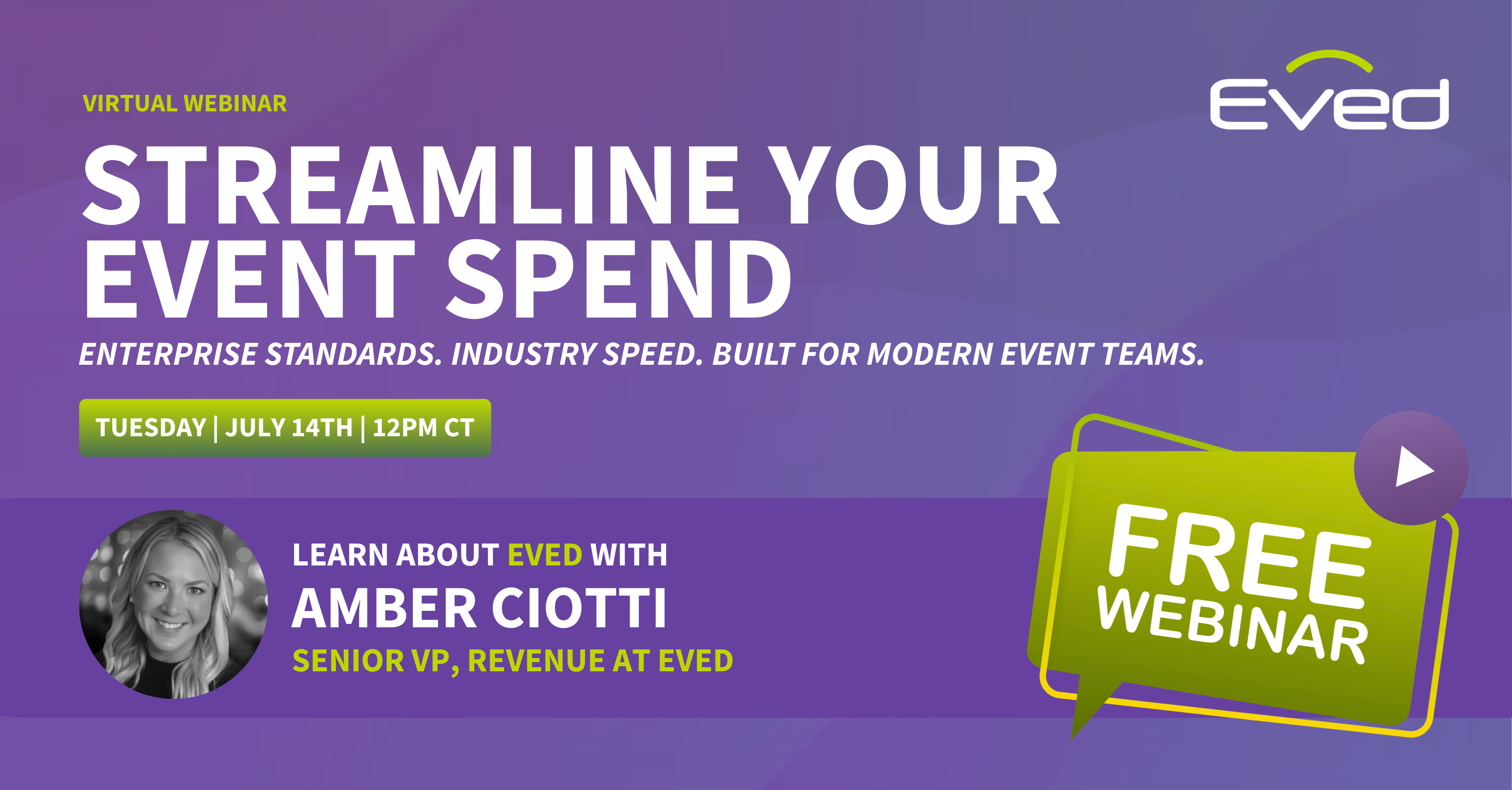 Streamline Your Event Spend: Enterprise Standards. Industry Speed. Built for Modern Event Teams.