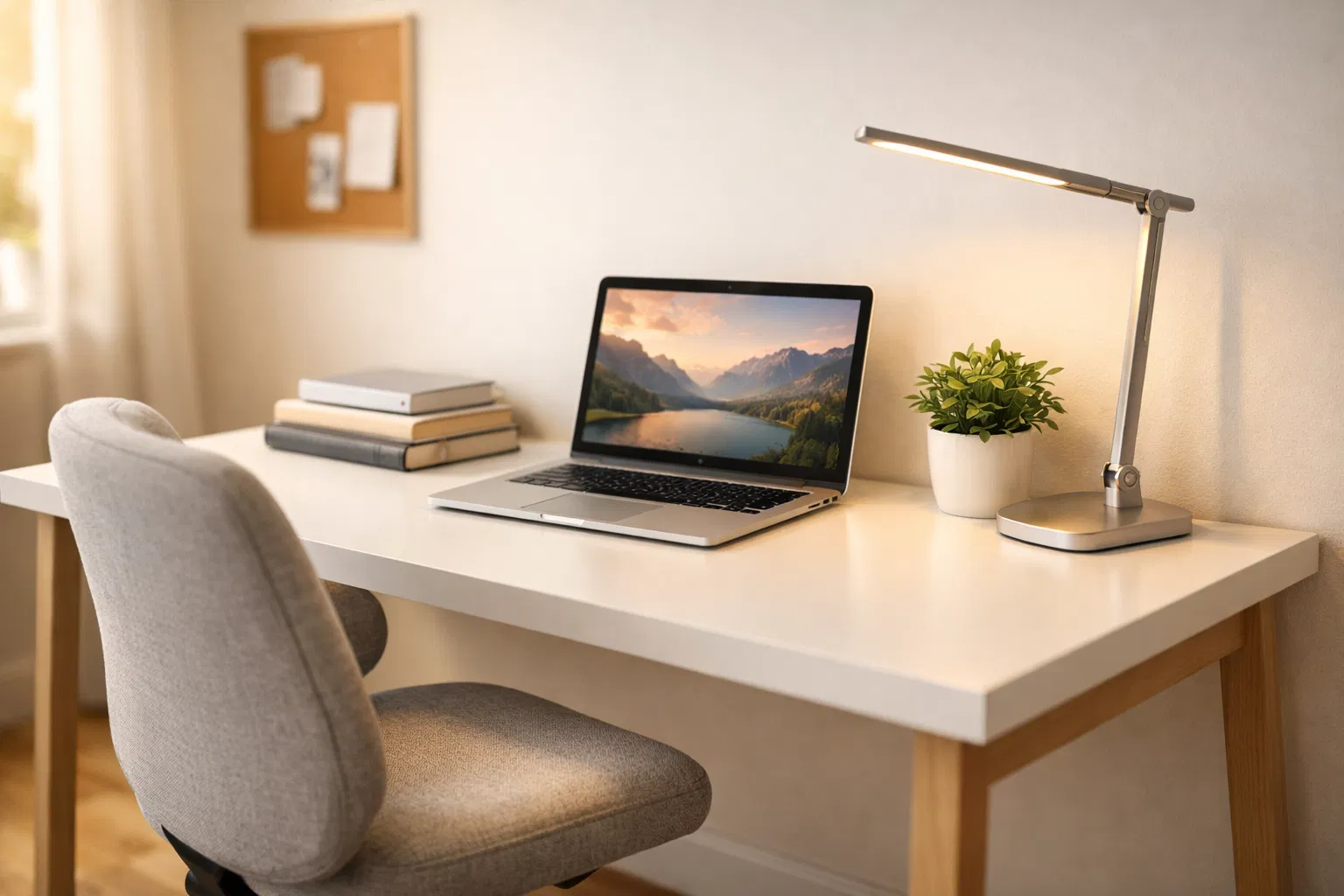 Studenten werkplek setup