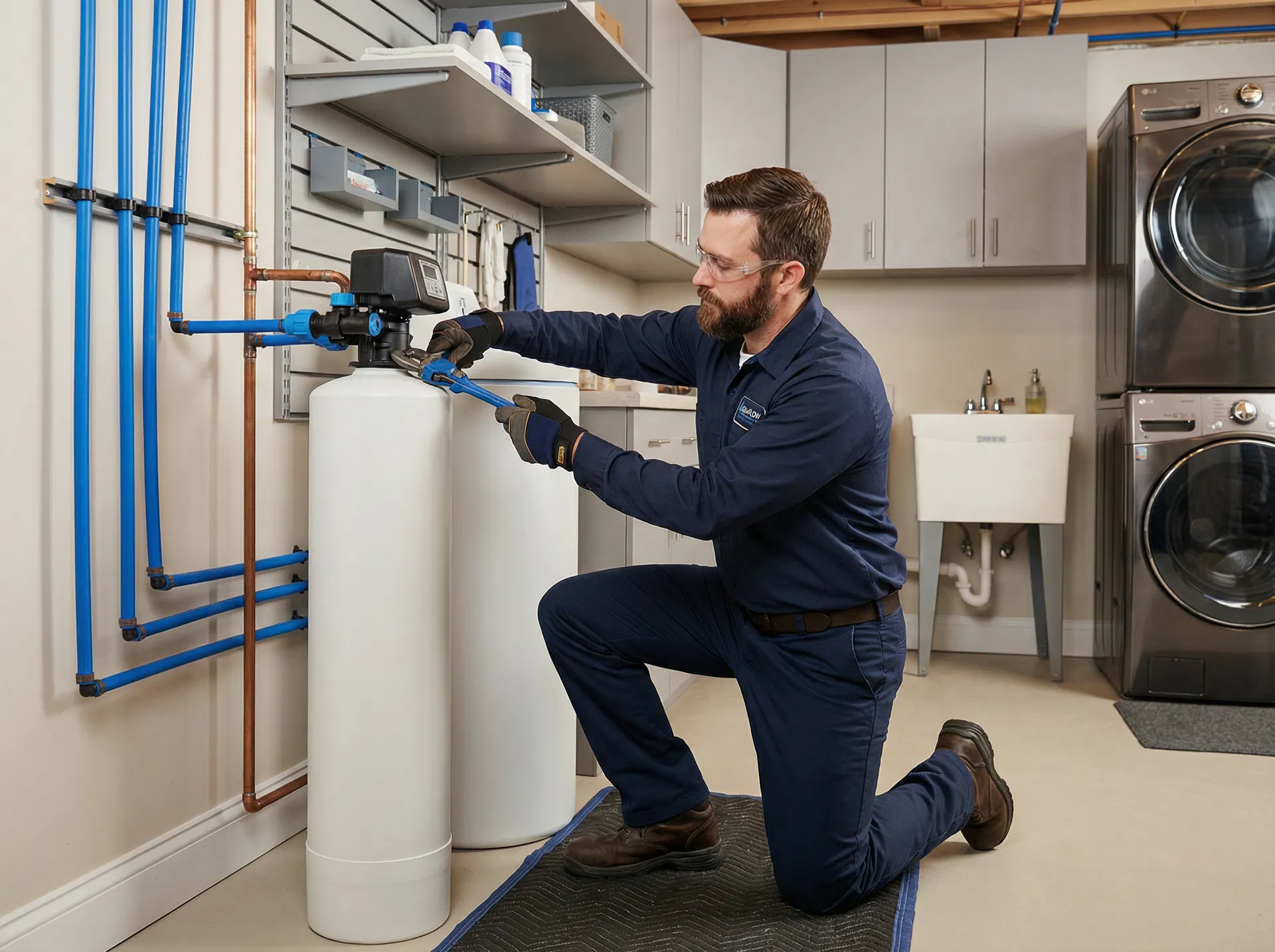 Professional installation technician