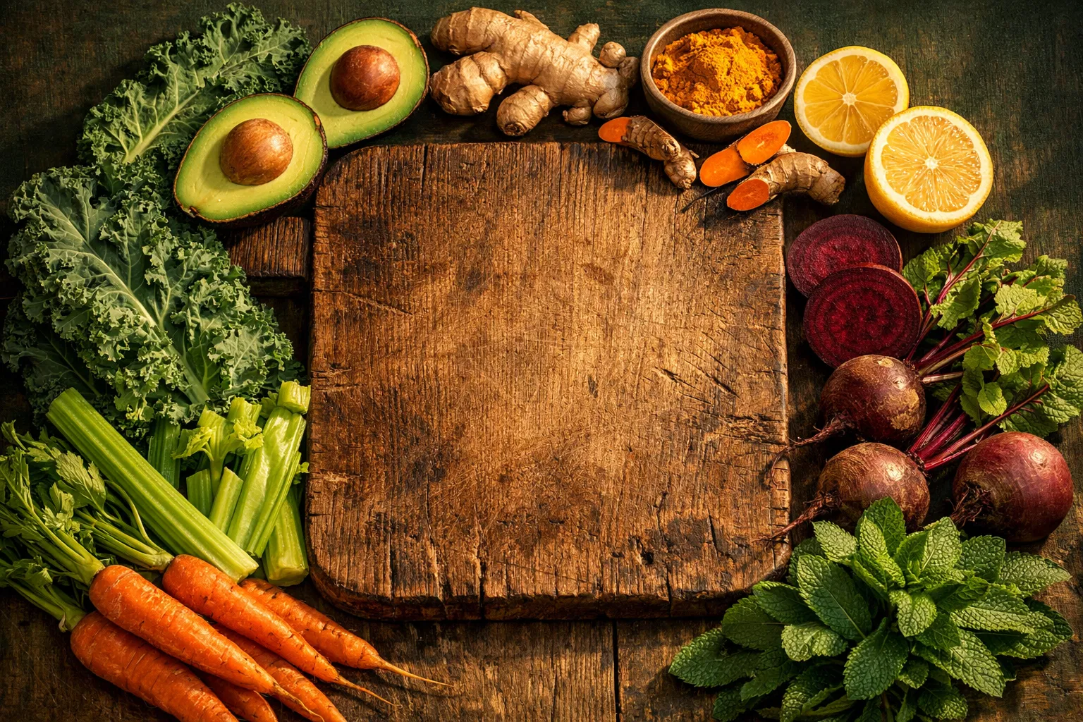 Fresh organic ingredients