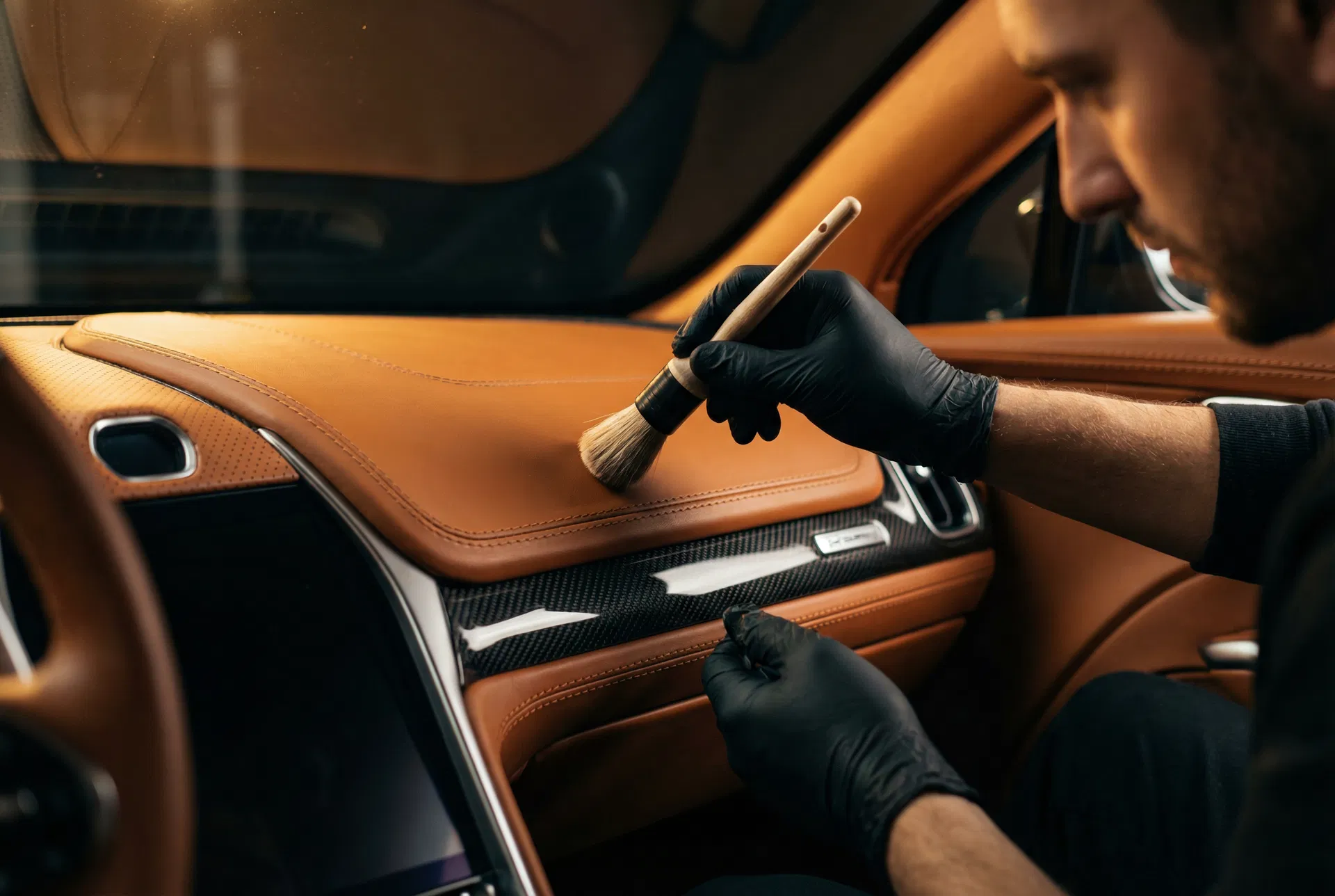 Leather seat conditioning