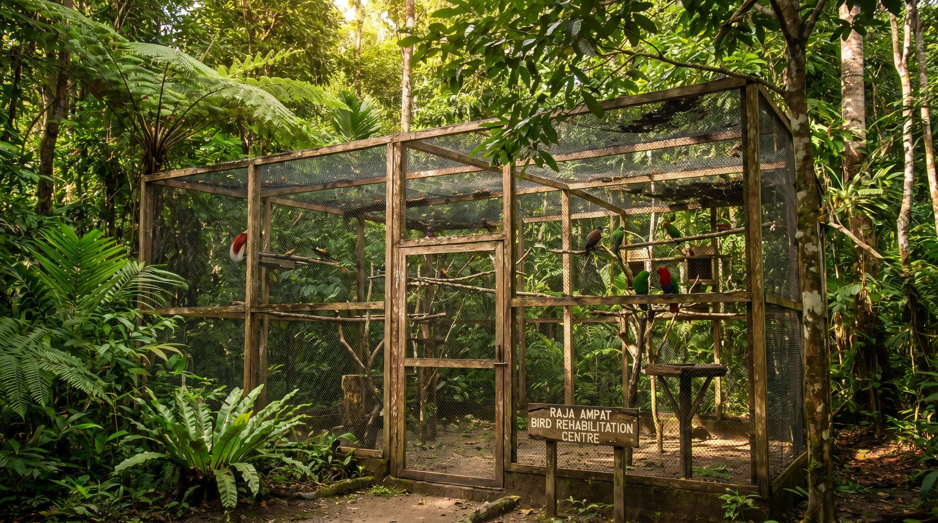Saporkren Bird Rehabilitation Aviary