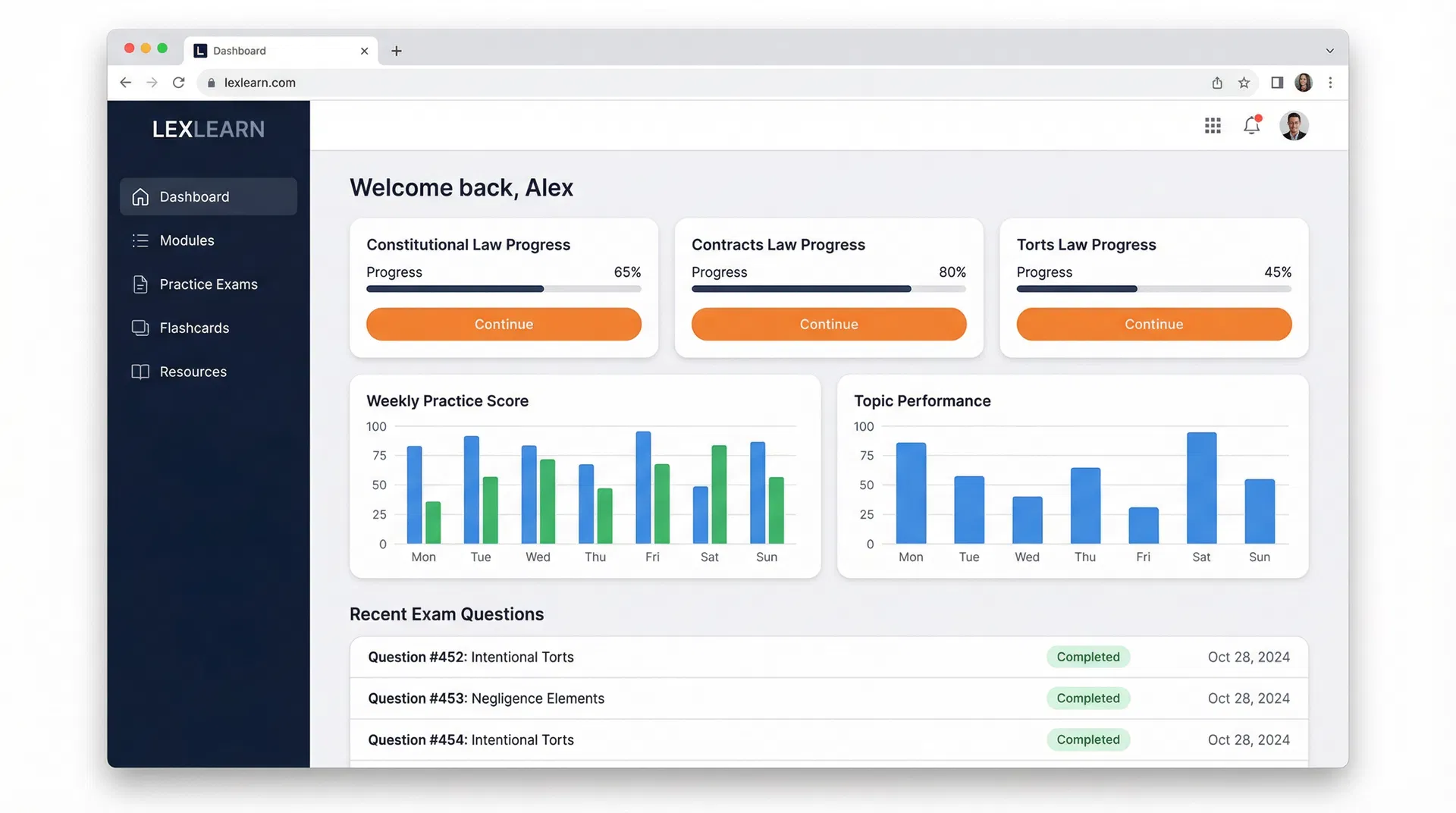 Plataforma OABeiros — Treino guiado para o Exame de Ordem