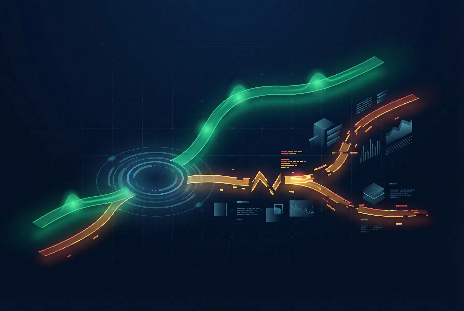 Stress test simulation visualization