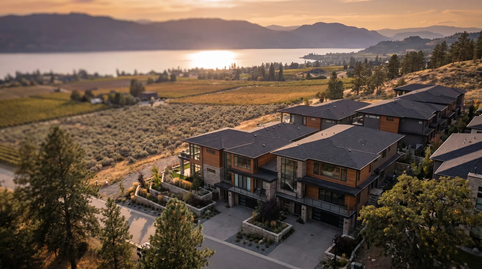 Mitchell Heights aerial community view