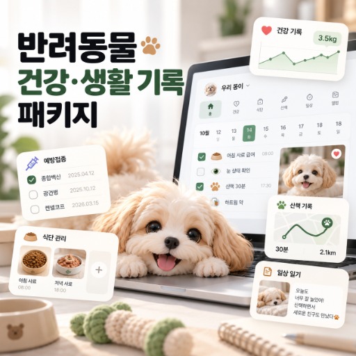 반려동물 건강·생활 기록 정리 | 5단계 TXT 프롬프트 패키지