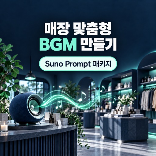 매장 맞춤형 BGM 만들기 - Suno Prompt 패키지