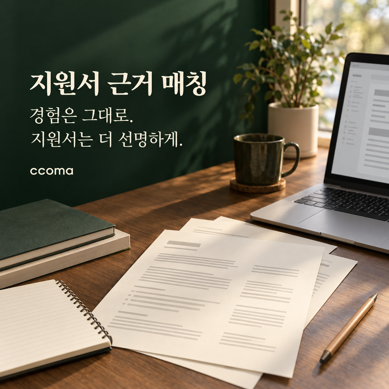 채용공고와 내 경험을 연결하는 지원서 근거 매칭