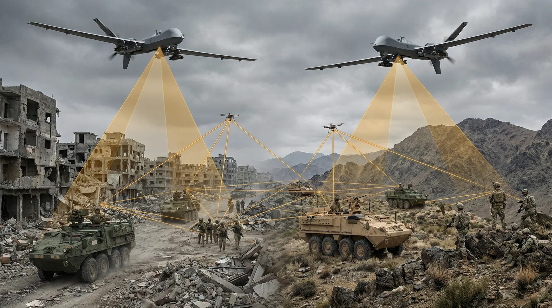 Identification across all assets in all domains — urban and mountainous terrain