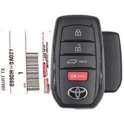 2024-2026 Toyota Corolla Cross Hybrid Smart Remote Key 8990H-0A021 HYQ14FBW 4 Button