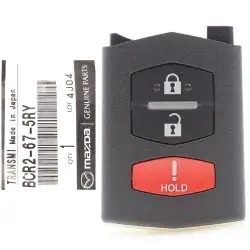 2006-2015 Mazda Flip Remote Key BCR2-67-5RY BGBX1T478SKE12501 3 Button