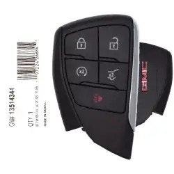2024-2026 GMC Smart Remote Key 13514344 YGOG21TB2 5 Button