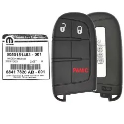 2017-2025 Jeep Compass Smart Remote 68417820AB M3N-40821302 3 Button