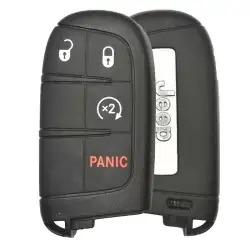2017-2025 Jeep Compass Smart Remote 68417821AB M3N-40821302 4 Button 4A Chip