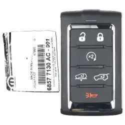2024 Jeep Wagoneer Smart Remote Key 68577130AC 2BAHD-KFW1 6 Button