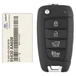 2024 Hyundai Elantra Flip Remote Key 95430-AA600 NYOMBEC4TX2004