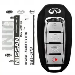 2019-2024 Infiniti QX50, QX55 Smart Remote Key 285E3-5NY3A KR5TXN1 4 Button
