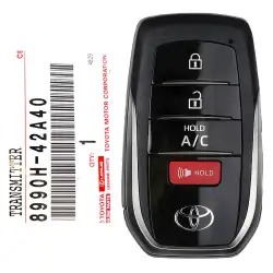 2024 Toyota RAV4 Prime Smart Remote Key 8990H-42A40 HYQ14FBX