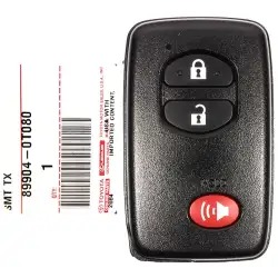 2011-2012 Toyota Venza Smart Remote Key 89904-0T080 HYQ14AAB