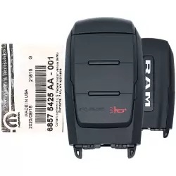 2019-2024 RAM 2500, 3500 Smart Remote Key 68575425AA GQ4-76T 1 Button