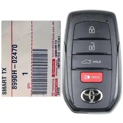 2022-2024 Toyota Corolla Smart Remote Key 8990H-02470 8990H-12350 HYQ14FBW 4 Button