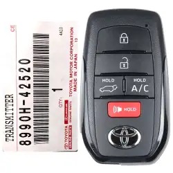 2023-2025 Toyota bZ4X Smart Remote Key 5 Button 8990H-42520 HYQ14FBX