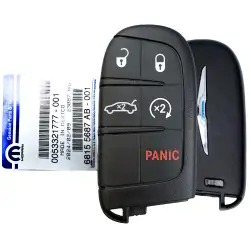 2015-2027 Chrysler Smart Remote Key 68155687AB M3N-40821302