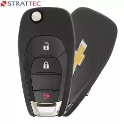 Chevrolet Flip Remote Key 5933401 3 Button