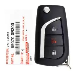 2019-2021 Toyota RAV4 Flip Remote Key 89070-0R300 GQ4-73T H-Chip
