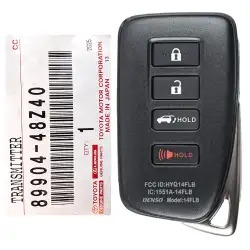 Lexus NX300H RX450H Smart Proximity Remote 89904-48Z40 HYQ14FLB