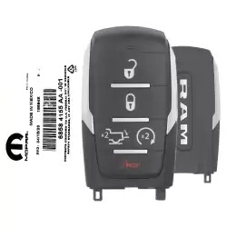 2019-2024 Dodge Ram 1500 Pickup Smart Remote Key 5 Buttons 68584155AA OHT-4882056