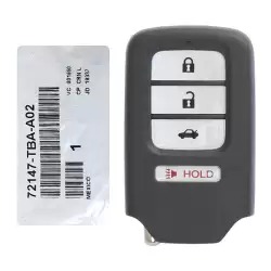 2016-2019 Honda Civic Smart Keyless Proximity Remote 72147-TBA-A02 KR5V2X
