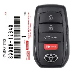 2025 Toyota Corolla Smart Remote Key 8990H-12640 HYQ14FLE 4 Button