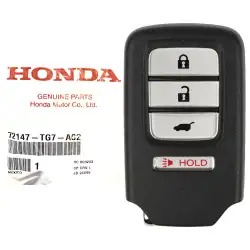 2016-2021 Honda Civic, Odyssey, Pilot Smart Remote Key 72147-TG7-A02 KR5V2X