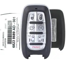 2017-2023 Chrysler Smart Remote Key 68238689 M3N-97395900 With Keysense