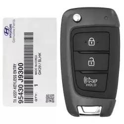 2021-2022 Hyundai Kona Flip Remote Key 95430-J9300 2AV76-NMOK-451T 3 Button