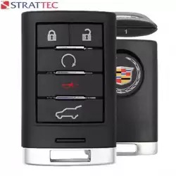 Cadillac Remote key Driver 1 5923883 5 Button